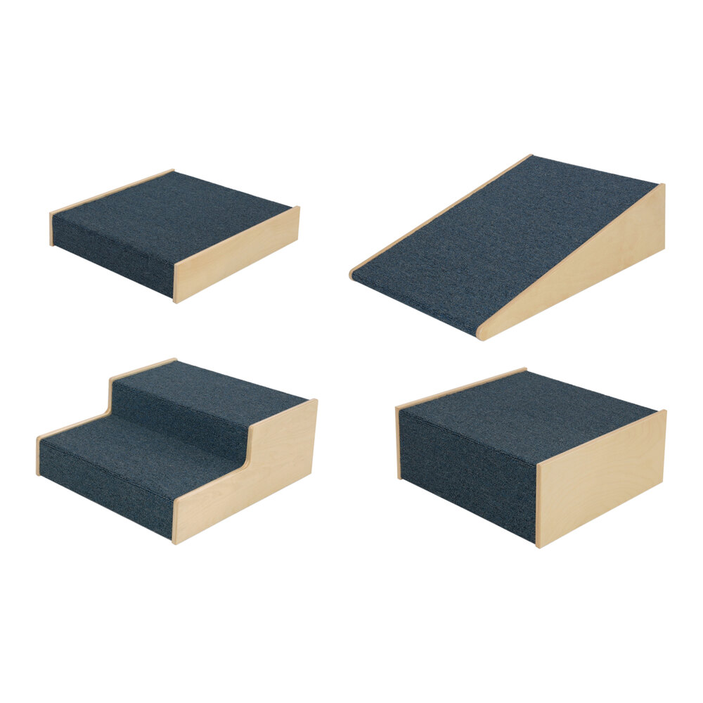 Whitney Brothers Children's 4-Piece Carpeted Woodscapes Set