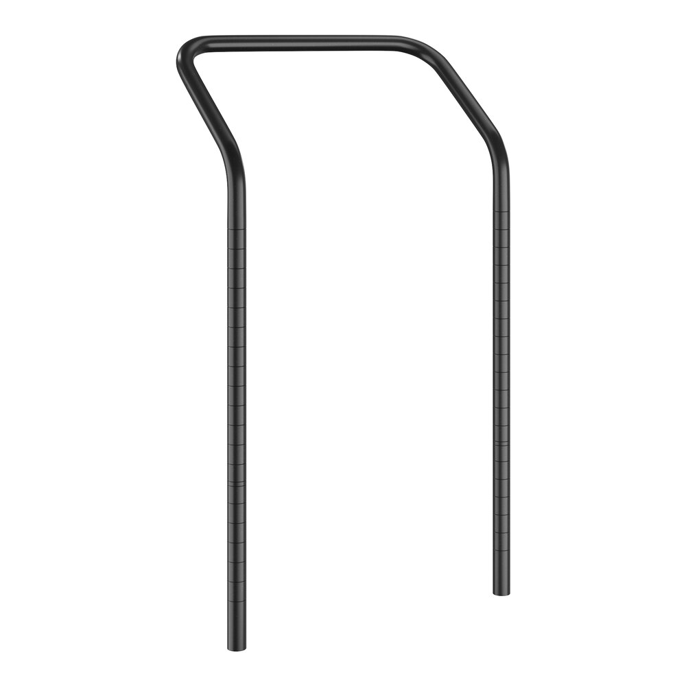 Regency 18" NSF Black Epoxy Utility Cart Handle for 18" Shelving Units