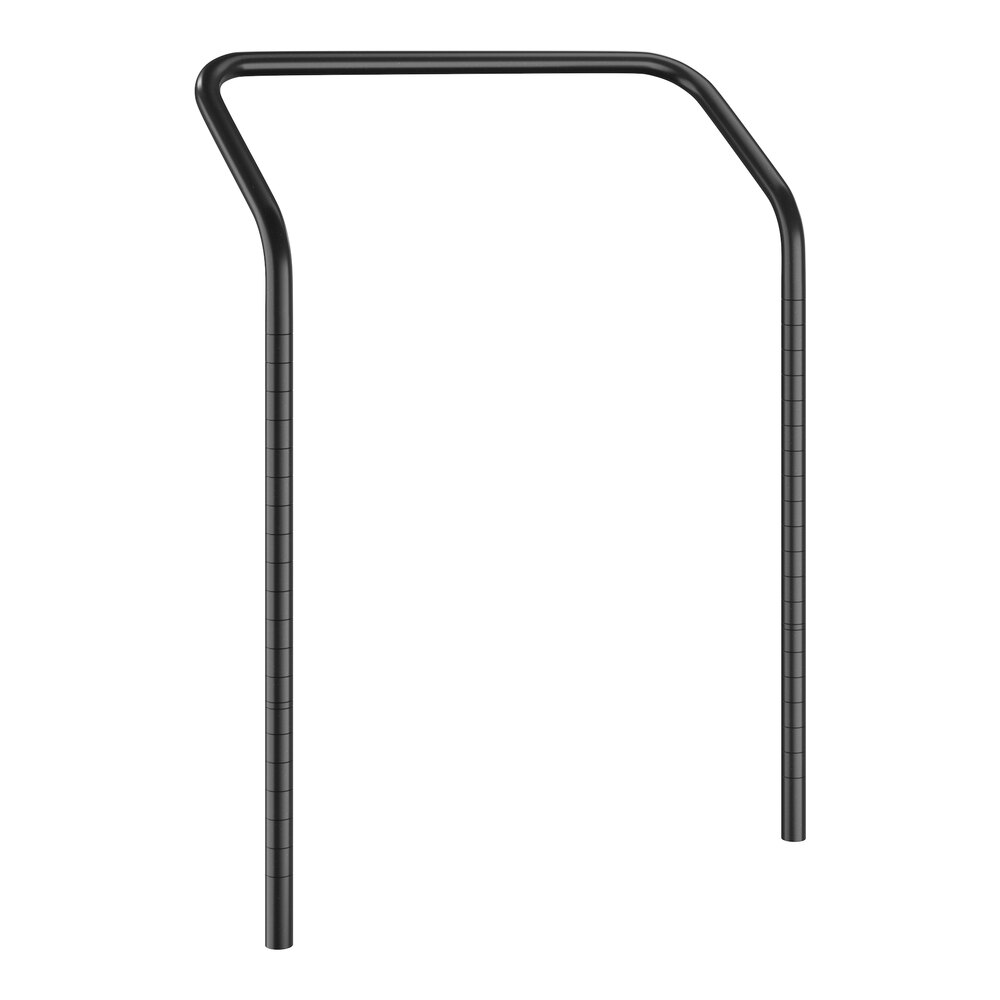 Regency 24" NSF Black Epoxy Utility Cart Handle for 24" Shelving Units