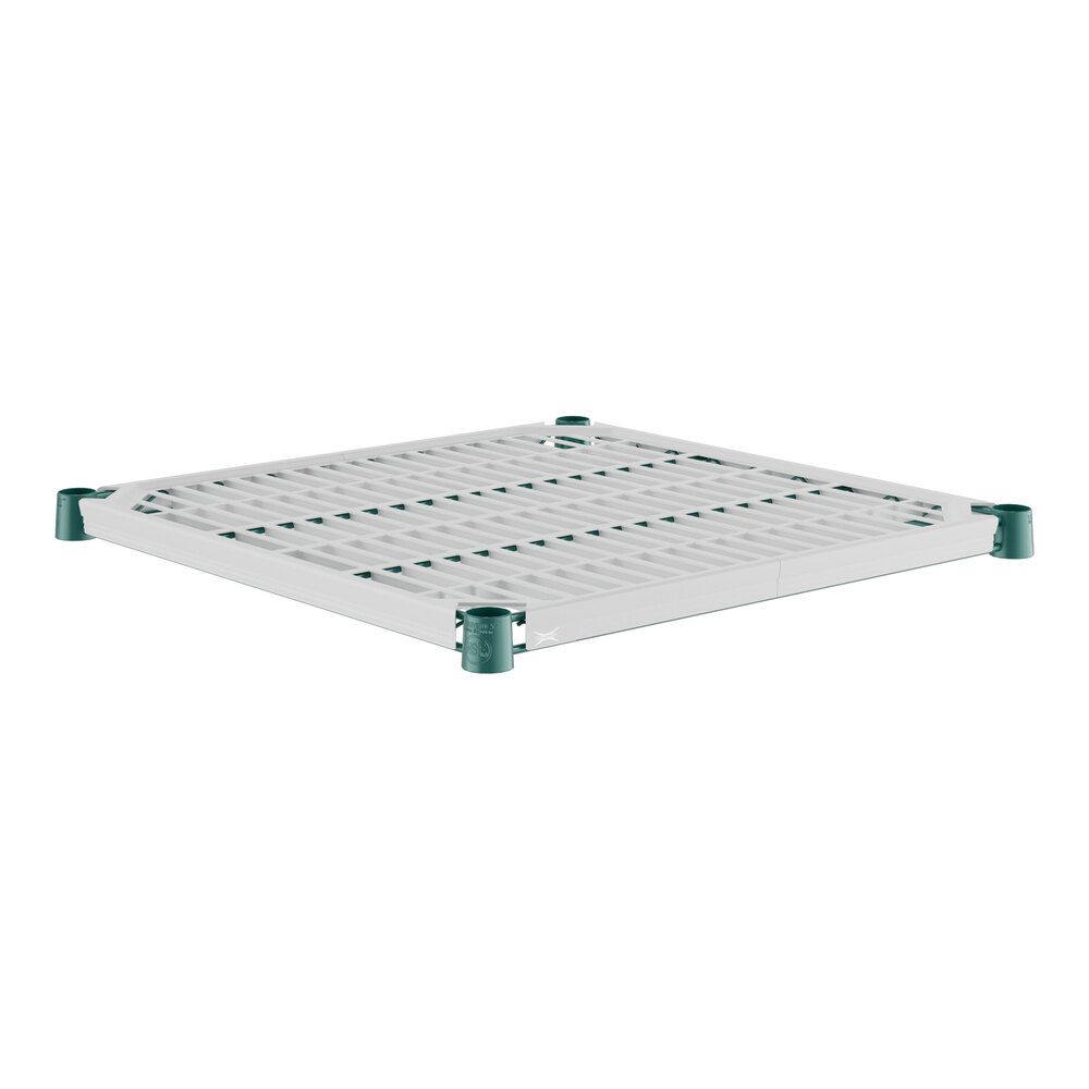 Regency+ 24" x 24" Green Epoxy Shelf with Polymer Drop Mat