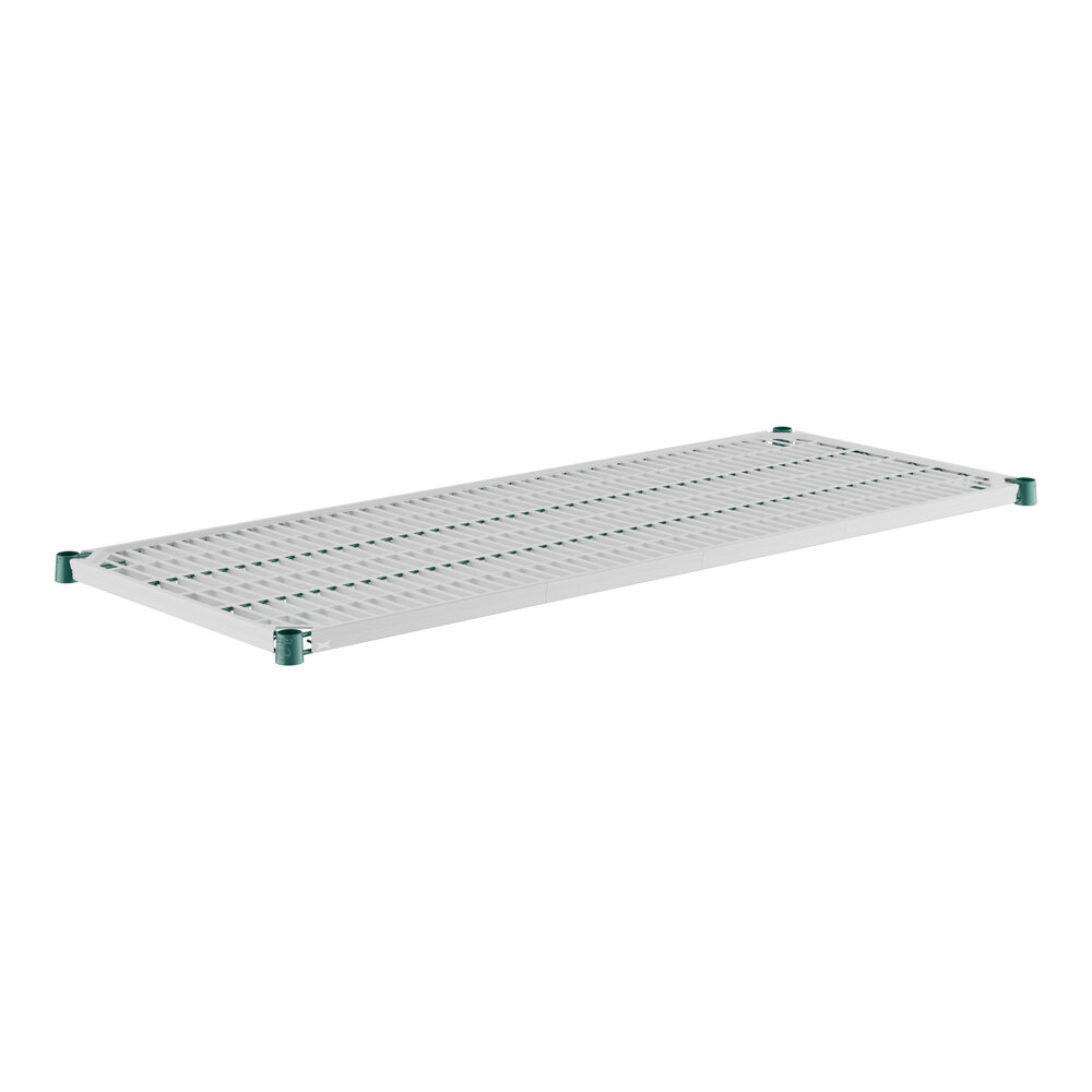 Regency+ 24" x 60" Green Epoxy Shelf with Polymer Drop Mat