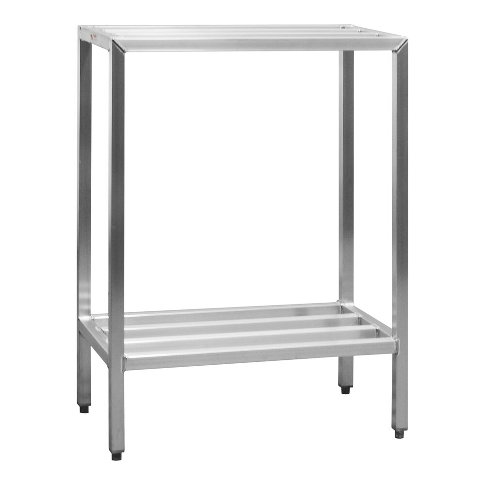 New Age 36" x 20" x 48" 2-Shelf Heavy-Duty Aluminum Shelving Rack 1021