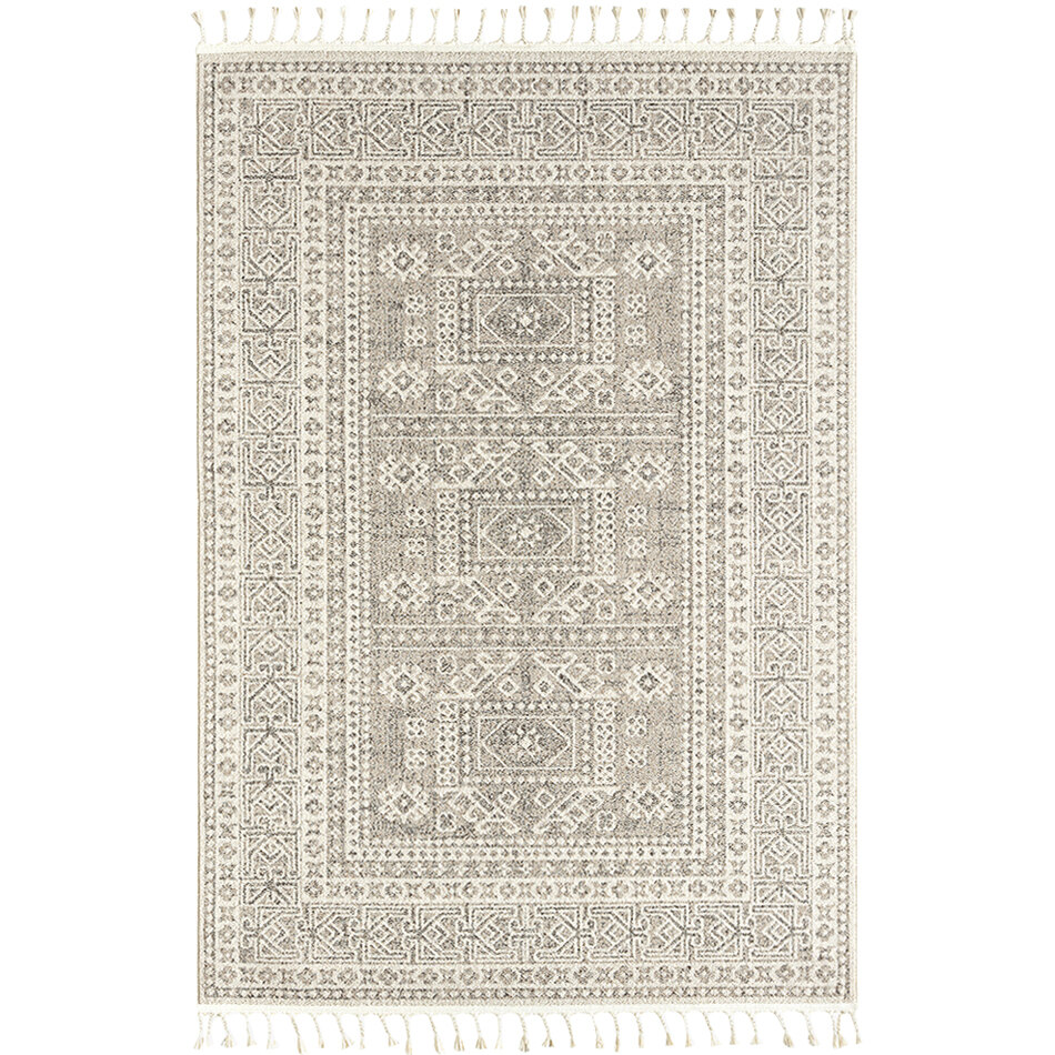 Abani Layla Collection 7' 9" x 10' 2" Beige / Brown Farmhouse Traditional Area Rug