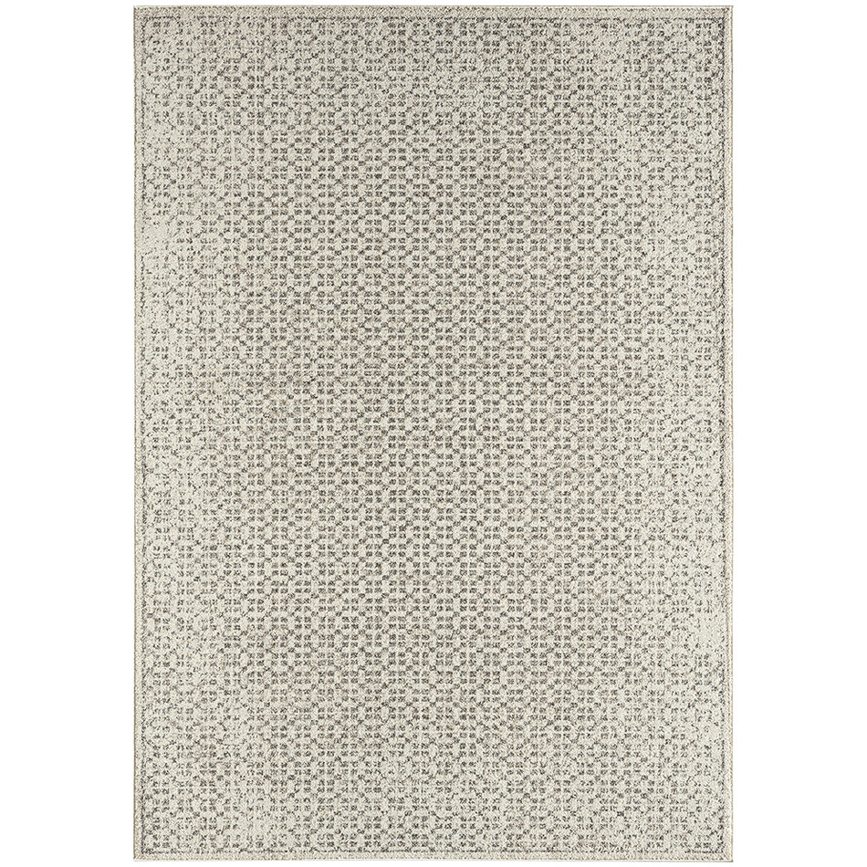 Abani Layla Collection 7' 9" x 10' 2" Beige / Brown Distressed Farmhouse Area Rug