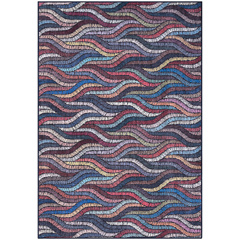 Abani Parker Collection 7' 9" x 10' 2" Multicolor Contemporary Woven Ropes Area Rug