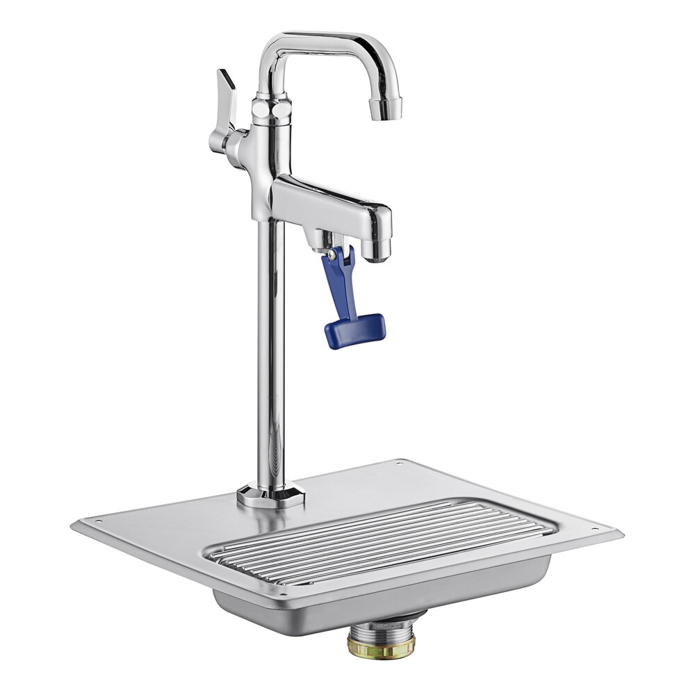 Waterloo 8" Glass Filler Station with 6" Swing Nozzle and 4" x 10" Base