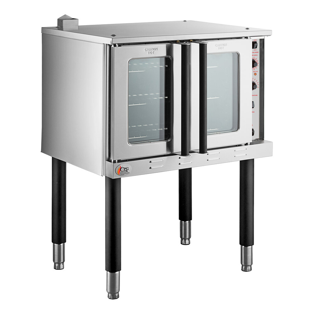 Cooking Performance Group FEC-100-C Single Deck Standard Depth Full Size Electric Convection Oven - 208V, 3 Phase, 11 kW