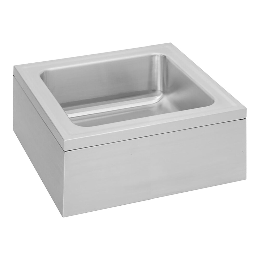 Zurn Elkay EFS2523C 25" x 23" x 8" Stainless Steel Floor-Mount Service Sink