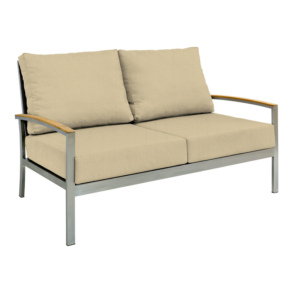 Three Birds Casual Avanti Sand Deep Seating 2-Seater Sofa