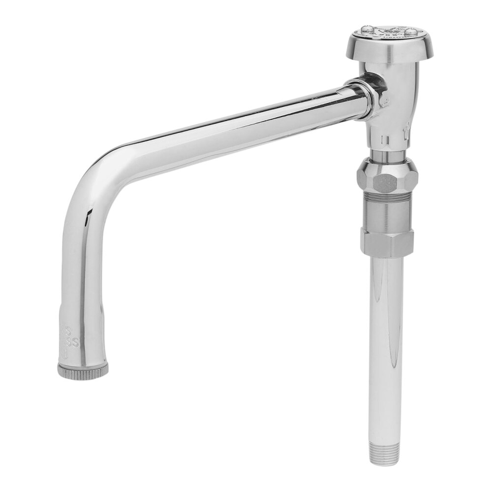 T&S B-0406-04 11 5/8" Swivel Vacuum Breaker Gooseneck Nozzle