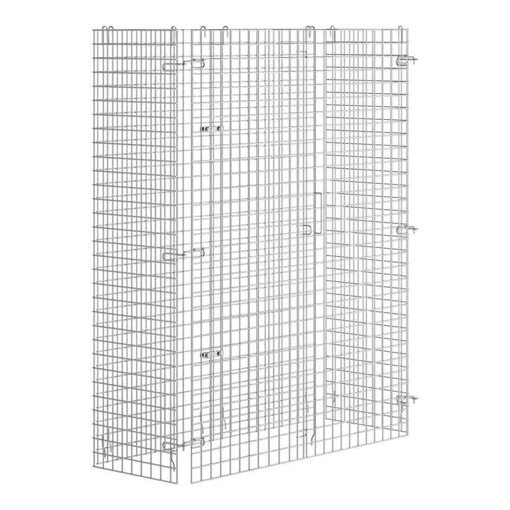 Regency NSF Chrome Wire Security Cage - 18" x 48" x 61"