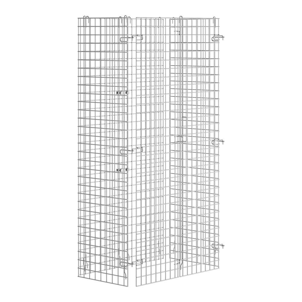Regency NSF Chrome Wire Security Cage - 18" x 36" x 61"