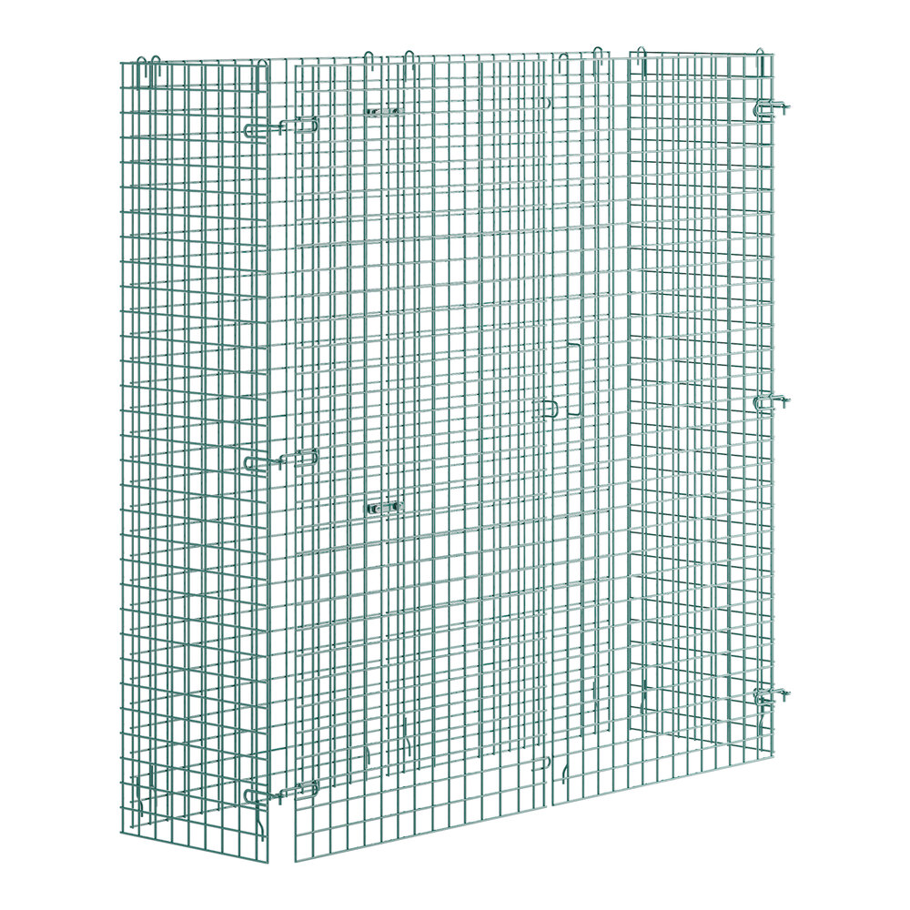 Regency NSF Green Wire Security Cage - 18" x 60" x 61"