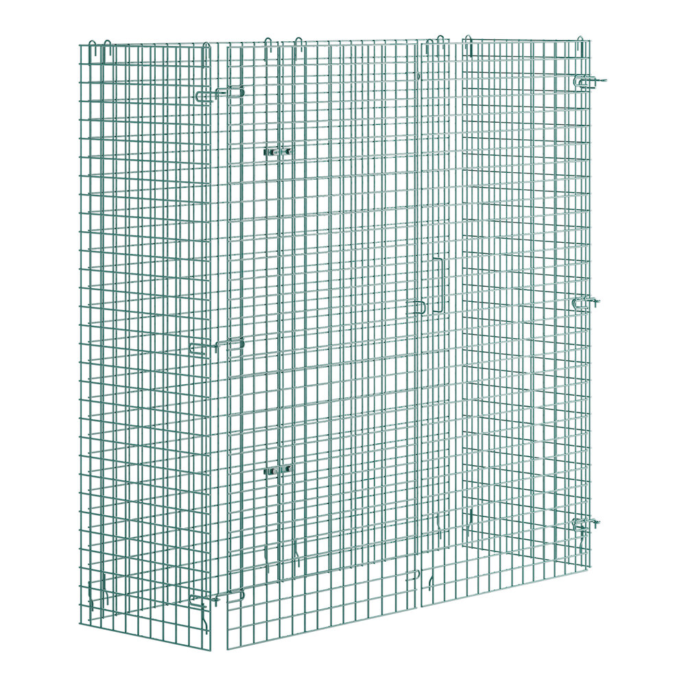 Regency NSF Green Wire Security Cage - 24" x 60" x 61"