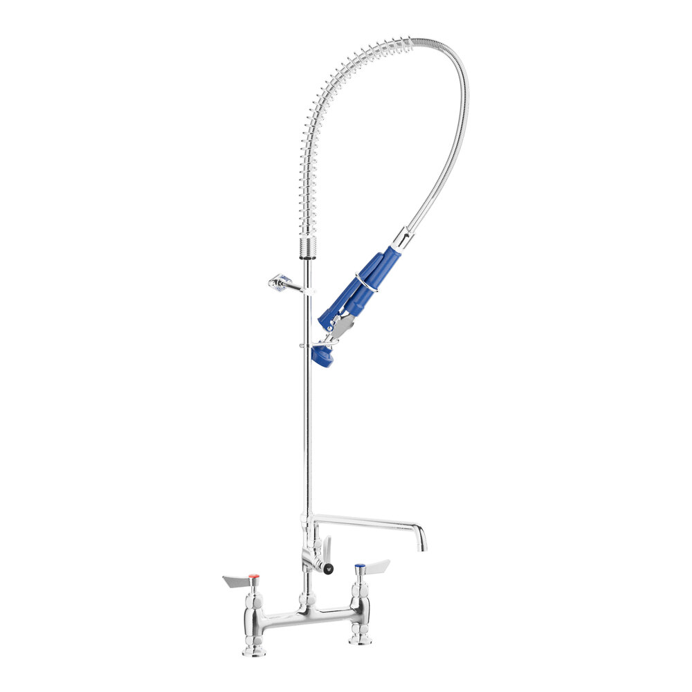 Waterloo 1.15 GPM Deck-Mounted Pre-Rinse Faucet with 8" Centers and 16" Add-On Faucet