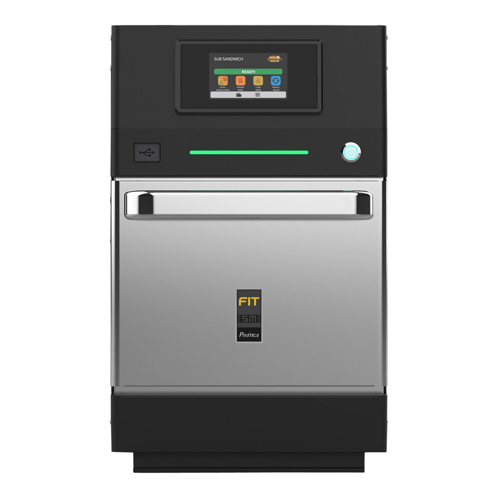 Pratica FIT-101-1-SM-SS Fit SM Electric Ventless Stainless Steel High-Speed Oven - 208/240V, 1 Phase