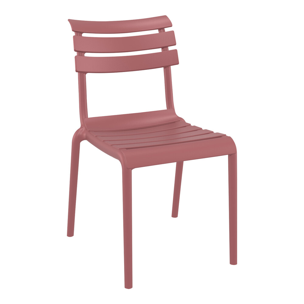 Siesta Helen Marsala Resin Outdoor Dining Chair