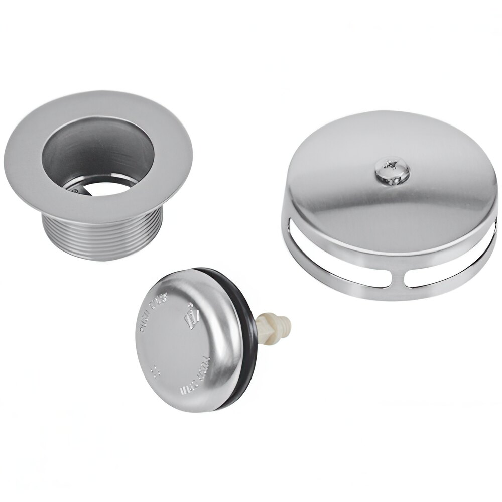Dearborn by Oatey Dblue K23BN Trim Kit with Brushed Nickel Touch Toe Stopper