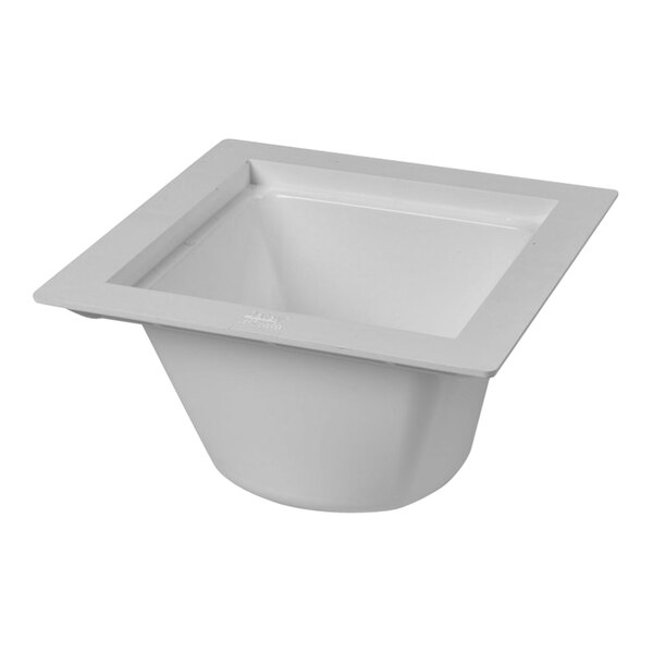 Oatey 42720 12" x 12" PVC Floor Sink with 6 1/2" Sump Depth and 2" Outlet