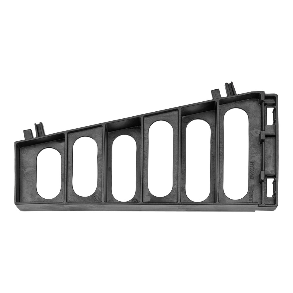 Cambro EWSSBA14110 14" Black Angled Shelf Bracket for Camshelving® Elevation Series