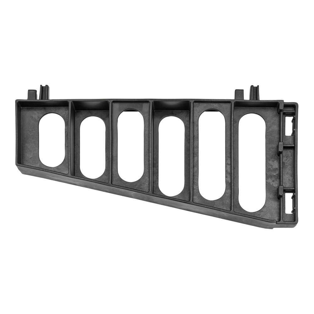 Cambro EWSSBS14110 14" Black Straight Shelf Bracket for Camshelving® Elevation Series