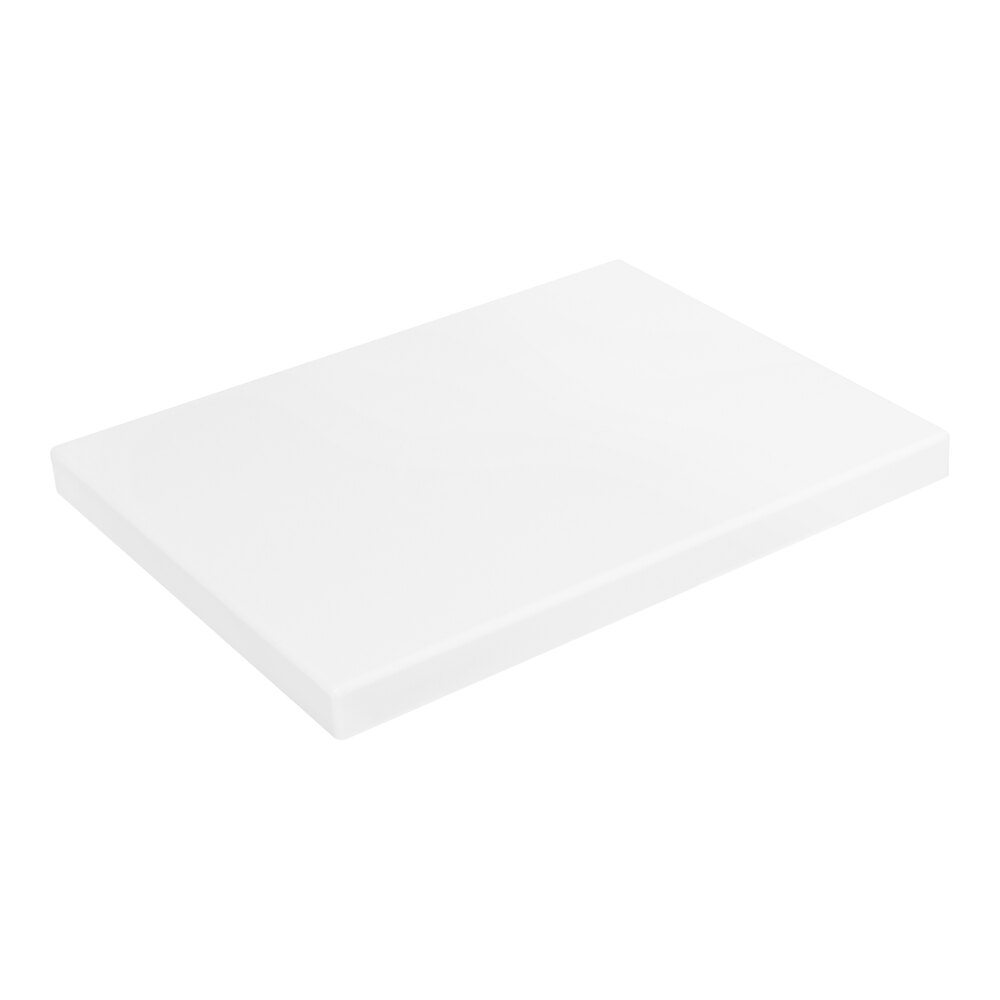 American Tables & Seating 24" x 30" Rectangular Pure White Super Gloss Resin Table Top