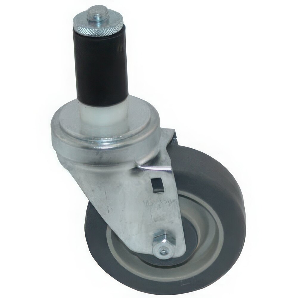 AllPoints 263372 4" Swivel Stem Caster for 1 3/16" O.D. Tubing - 250 lb. Capacity