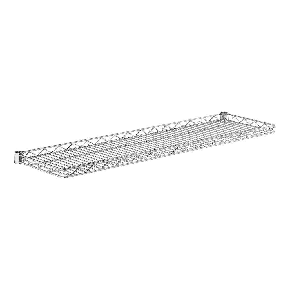 Regency 12" x 42" NSF Chrome Wire Cantilever Shelf