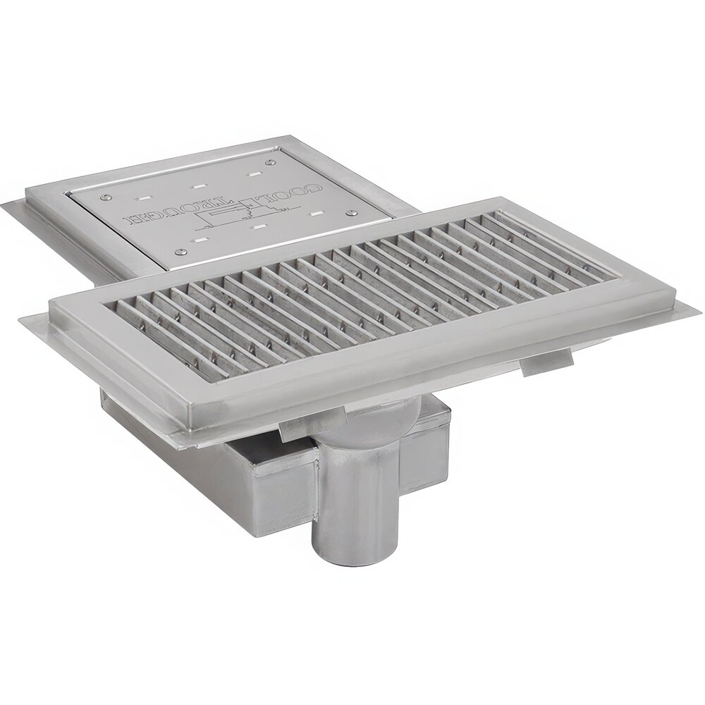 Eagle Group WTFT-1224-SG Cool Trough 12" x 24" Water Tempering System with Stainless Steel Grating