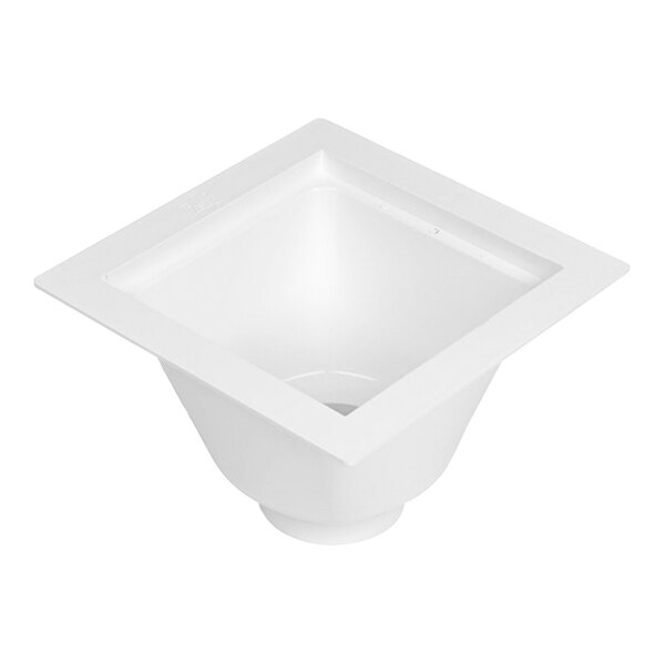 Oatey 42722 12" x 12" PVC Floor Sink with 6 1/2" Sump Depth and 4" Outlet