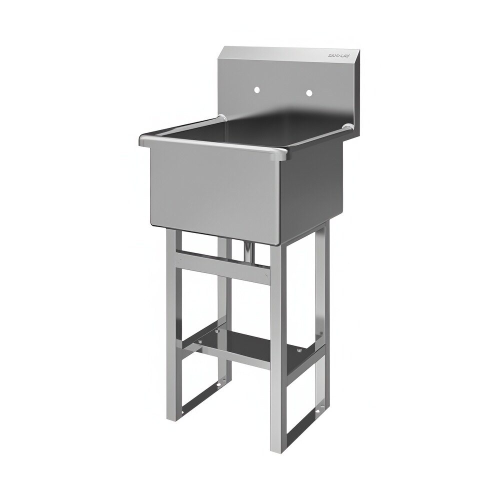 Sani-Lav U1818 21" x 21 1/2" Floor-Mounted Hand Sink with 8" Centers