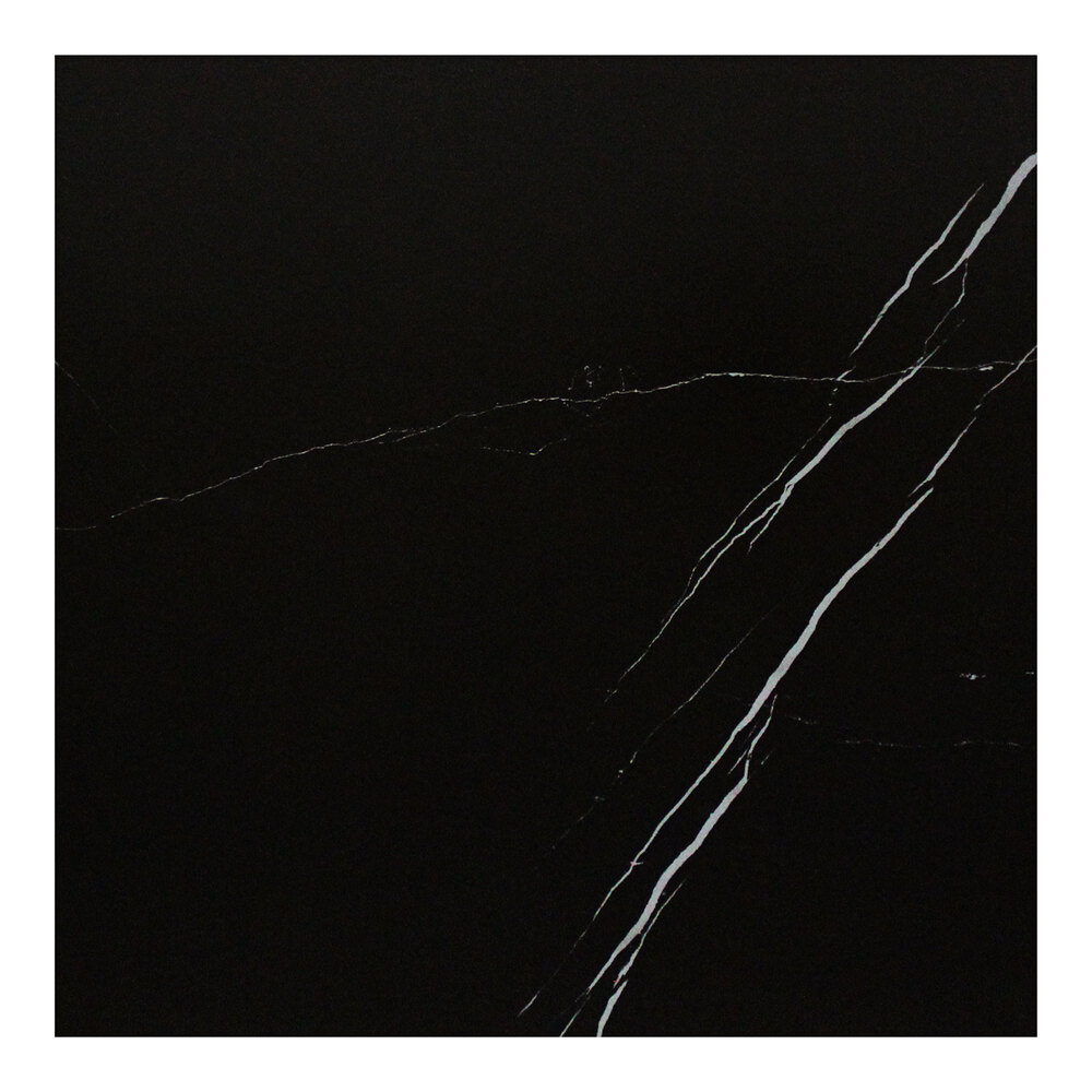 Art Marble Furniture P602 30" x 60" Italian Black Sintered Stone Table Top