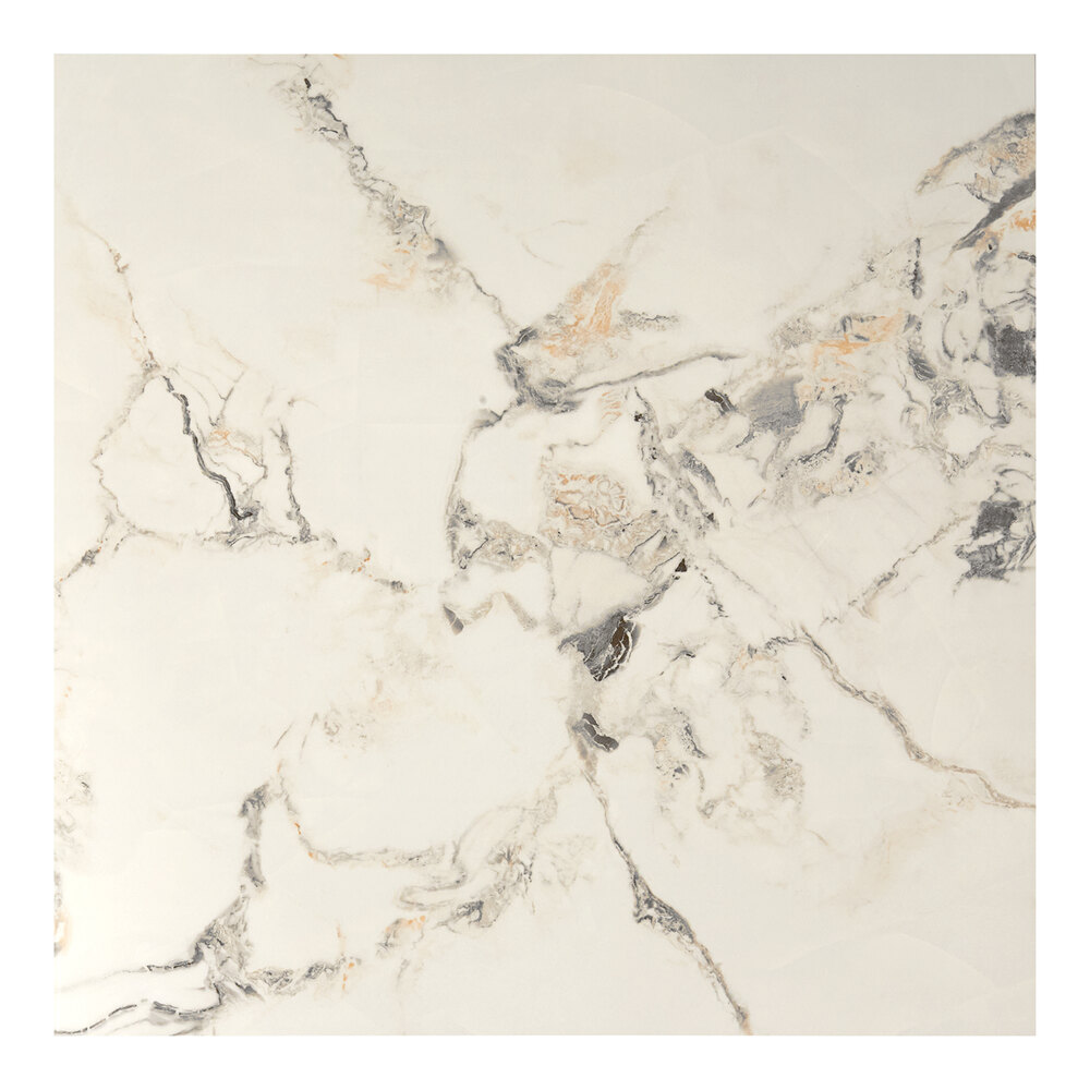 Art Marble Furniture P600 30" x 60" White Calacatta Sintered Stone Tabletop