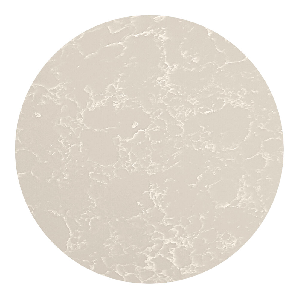 Art Marble Furniture Q415 36" Round Nebula Gray Quartz Tabletop