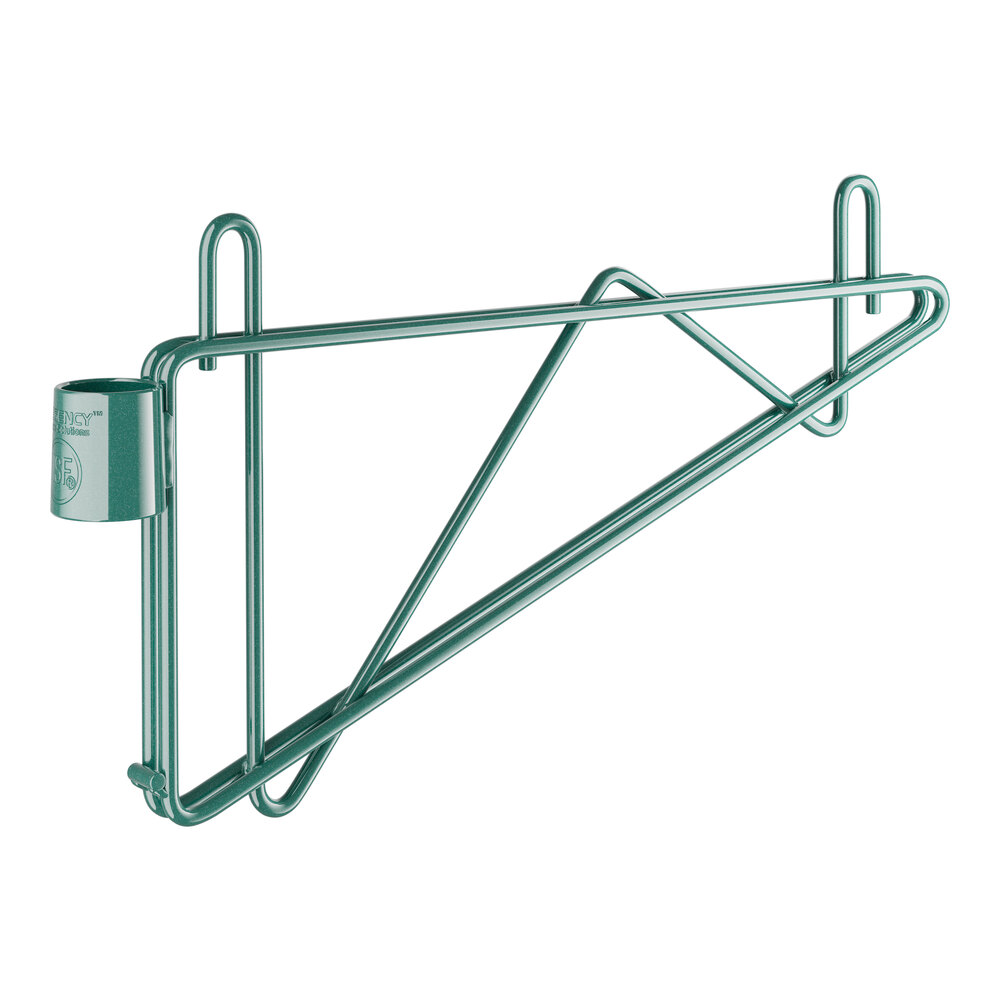 Regency 12" Deep Cantilever Bracket for Green Epoxy Wire Shelving - 2/Case