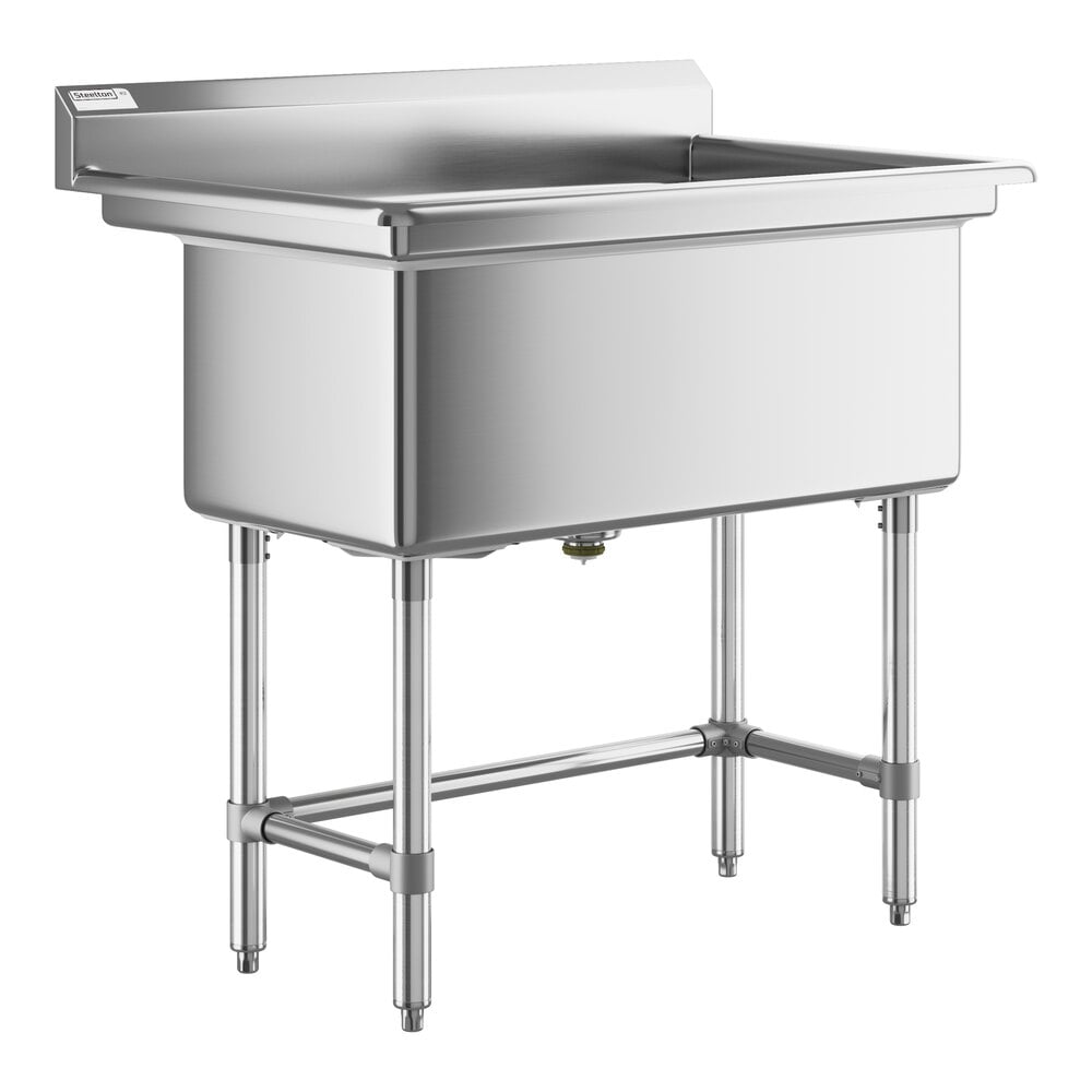 Steelton 32" x 16" Utility Sink for 1 Single-Inlet Faucet