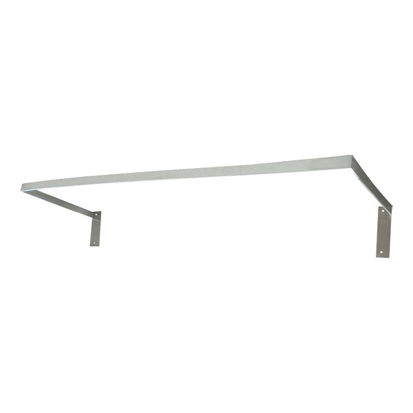 IMC/Teddy PRW-1-1248 PRW 12" x 48" Stainless Steel Tabletop / Wall-Mounted Pot Rack with 8 Steel Pot Hooks