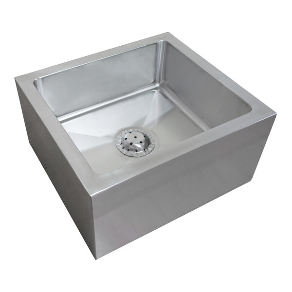 IMC/Teddy FS-M FS 21" x 19" x 10 1/2" Stainless Steel Medium-Duty Floor / Utility / Mop Sink
