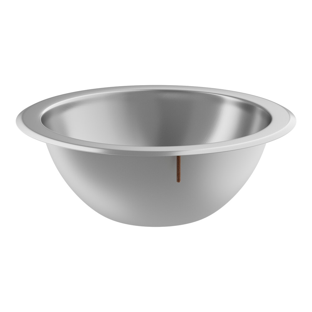 Vollrath 201250 10 3/4" x 4 1/2" 22 Gauge Stainless Steel One Compartment Round Sink