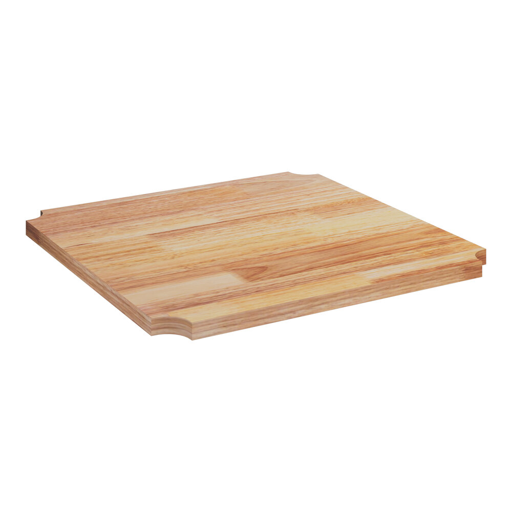 Regency Hardwood Cutting Board Insert for Wire Shelving - 24" x 24" x 1"