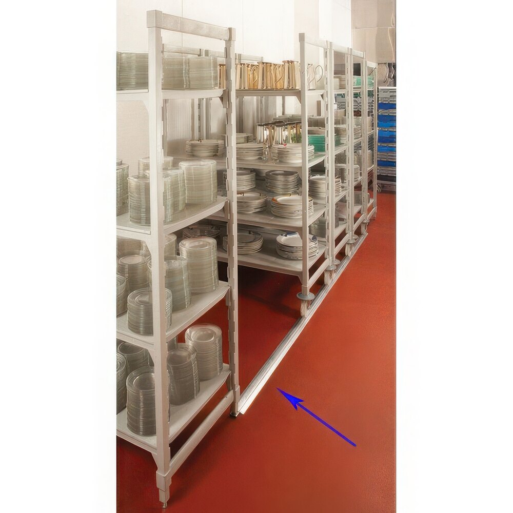 Cambro CSMHDTK12000 Camshelving® Premium 12' Aluminum Track Kit
