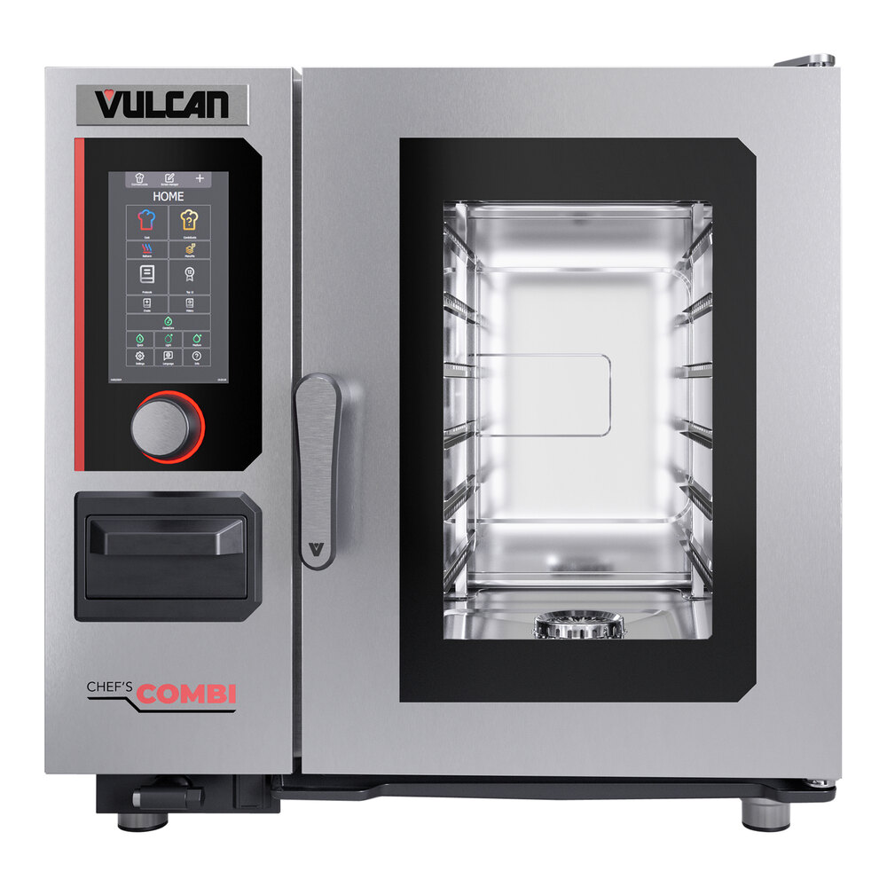 Vulcan Chef'sCombi CHEF-61E-208 6 Pan Half Size Electric Combi Oven - 208V, 3 Phase