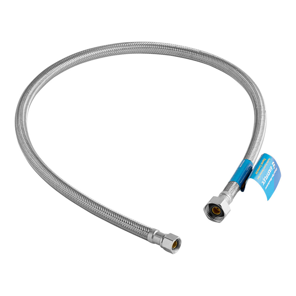 Easyflex EF-FC-38C12F-36 36" Stainless Steel Braided Faucet Connector with 3/8" Compression x 1/2" FIP