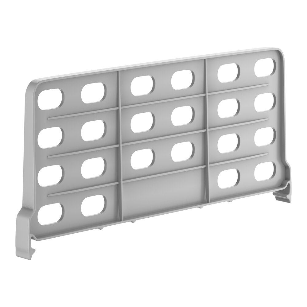 Cambro CSSD188151 Camshelving® Gray ABS Plastic Shelf Divider for 18" Premium, Elements and Elements XTRA Series