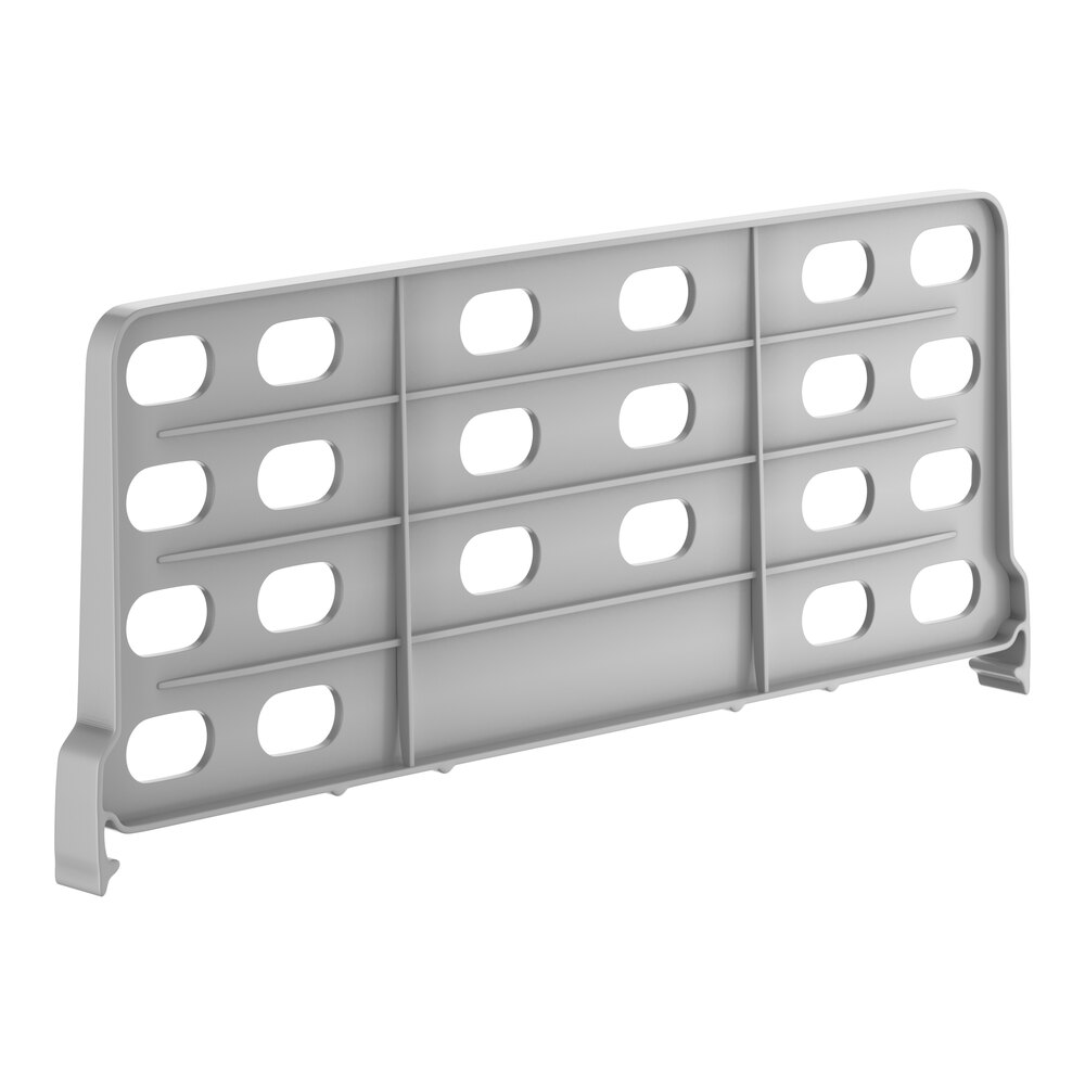 Cambro CSSD218151 Camshelving® Gray ABS Plastic Shelf Divider for 21" Premium, Elements and Elements XTRA Series
