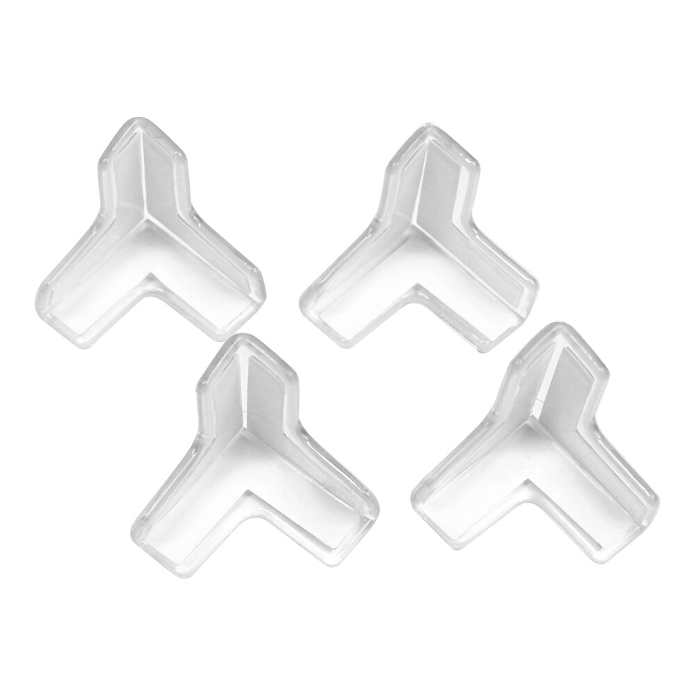 Art Marble CP2025 Silicone Corner Protectors for Select Quartz and Sintered Stone Eased-Edge Table Tops - 4/Case