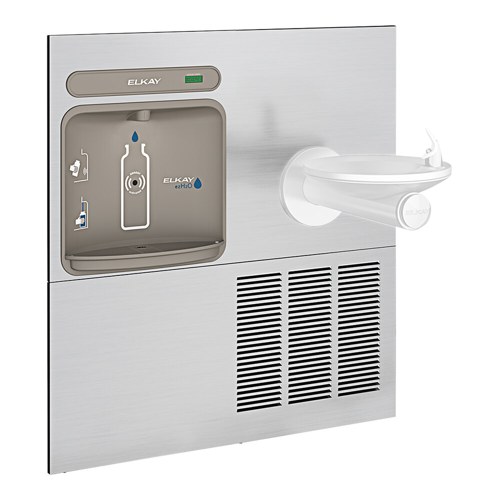 Zurn Elkay EZWS-ERPB8-RF ezH20 RetroFit Non-Filtered Bottle Filling Station for SwirlFlo Fountain - Chilled