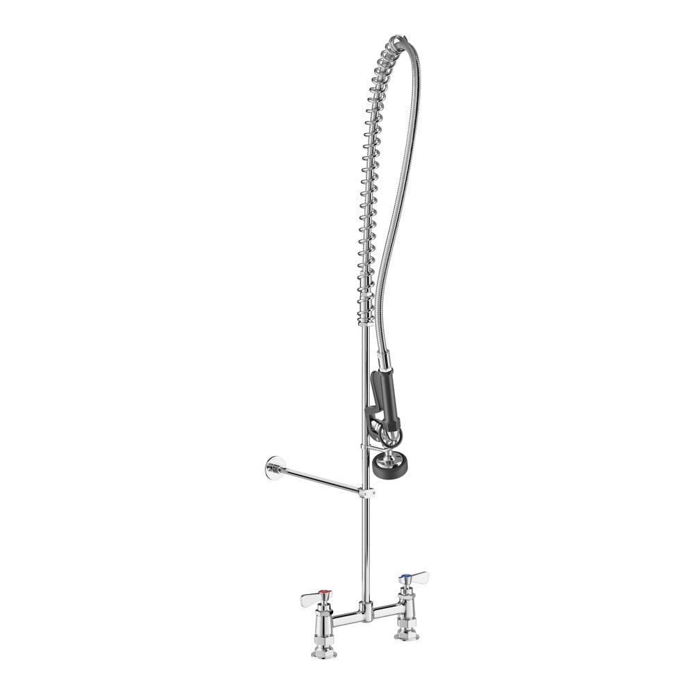 Regency 1.15 GPM Deck-Mounted Pre-Rinse Faucet with 8" Centers