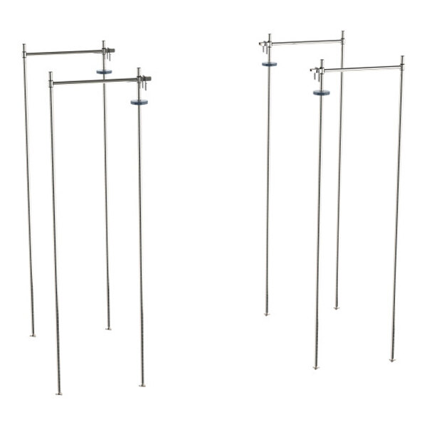 Metro TTE21S Super Erecta Top-Track 21" Wide Stainless Steel Stationary End Shelving Unit