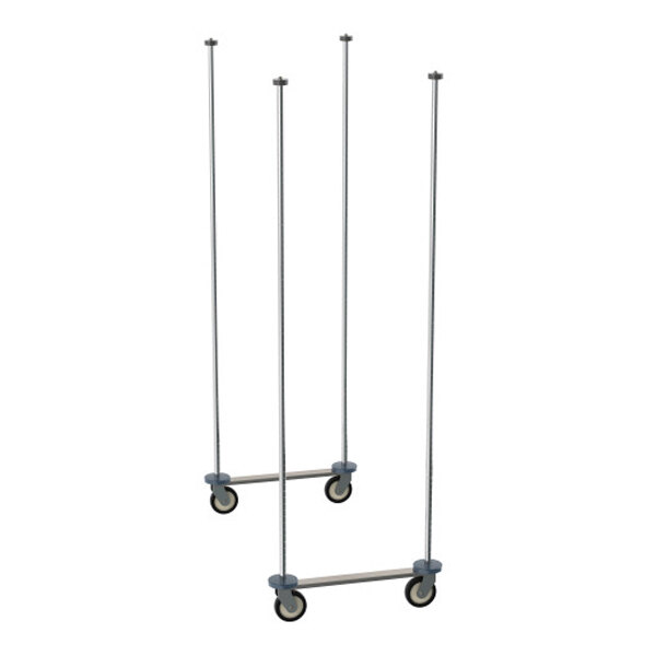 Metro TTM18C Super Erecta Top-Track 18" Wide Chrome-Plated Mobile Shelving Unit